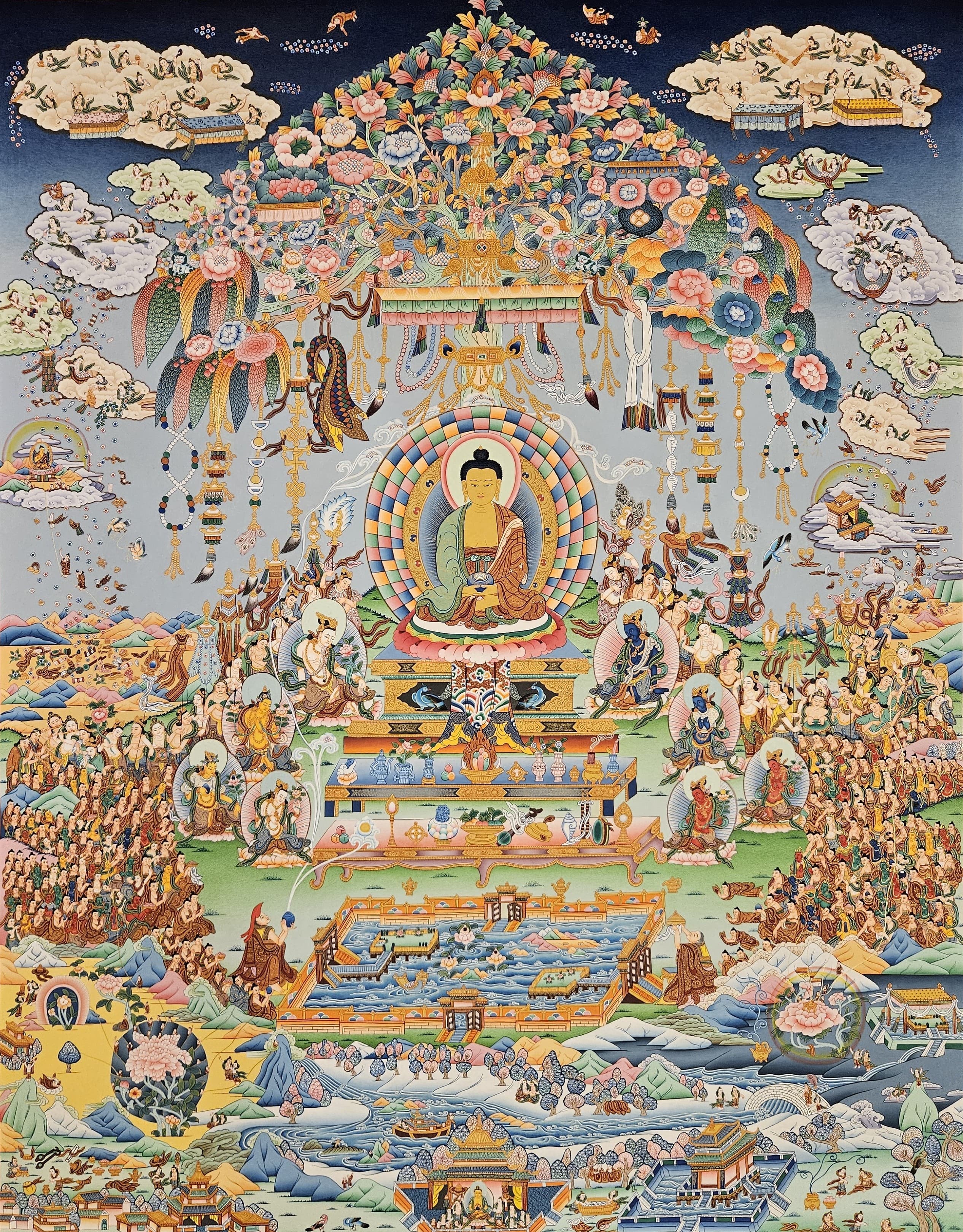 Amitabha Pureland (Sukhavati) Wishing Tree — view 1